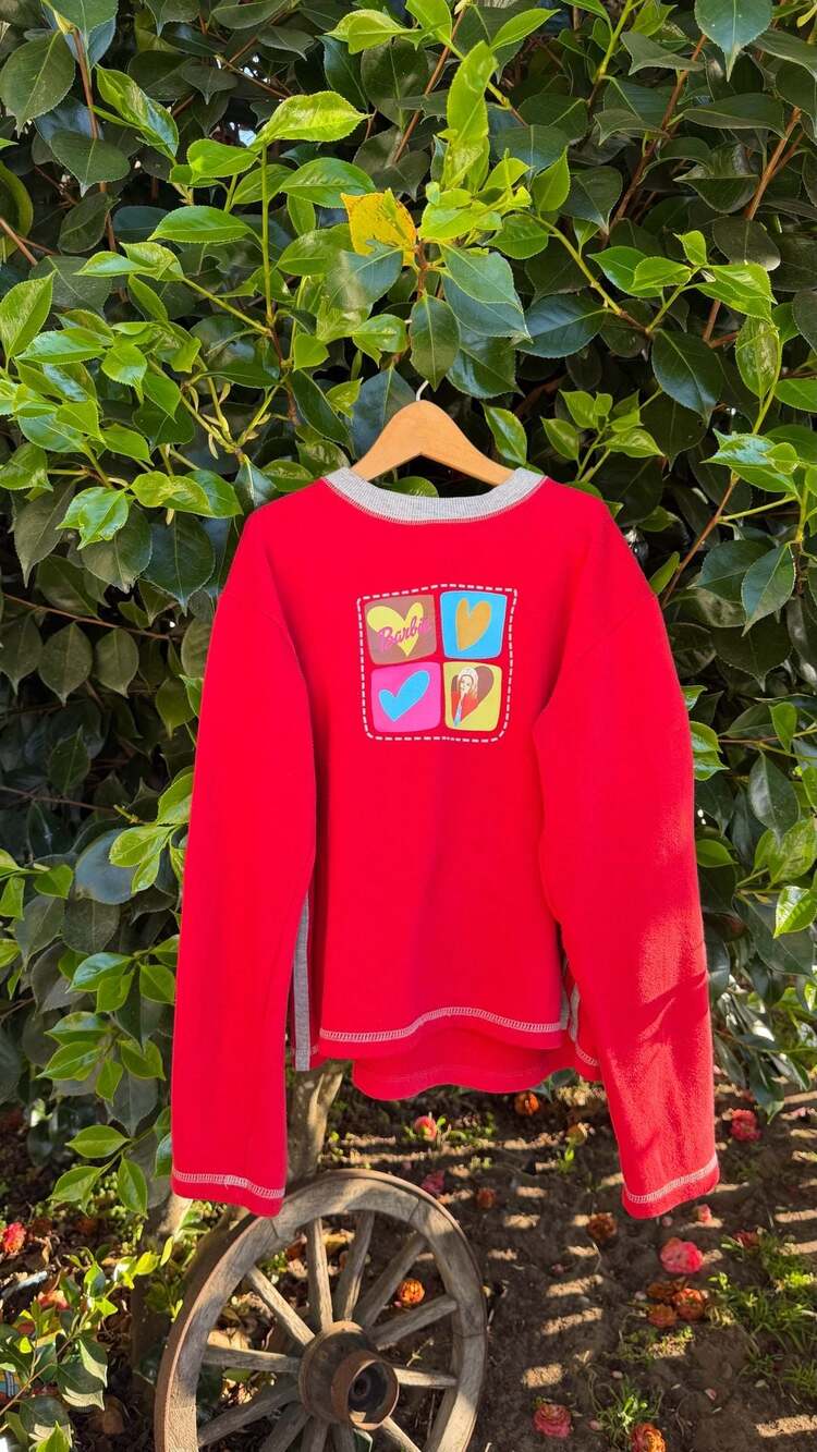 Barbie Graphic Sweatshirt Red Size 13-14Y